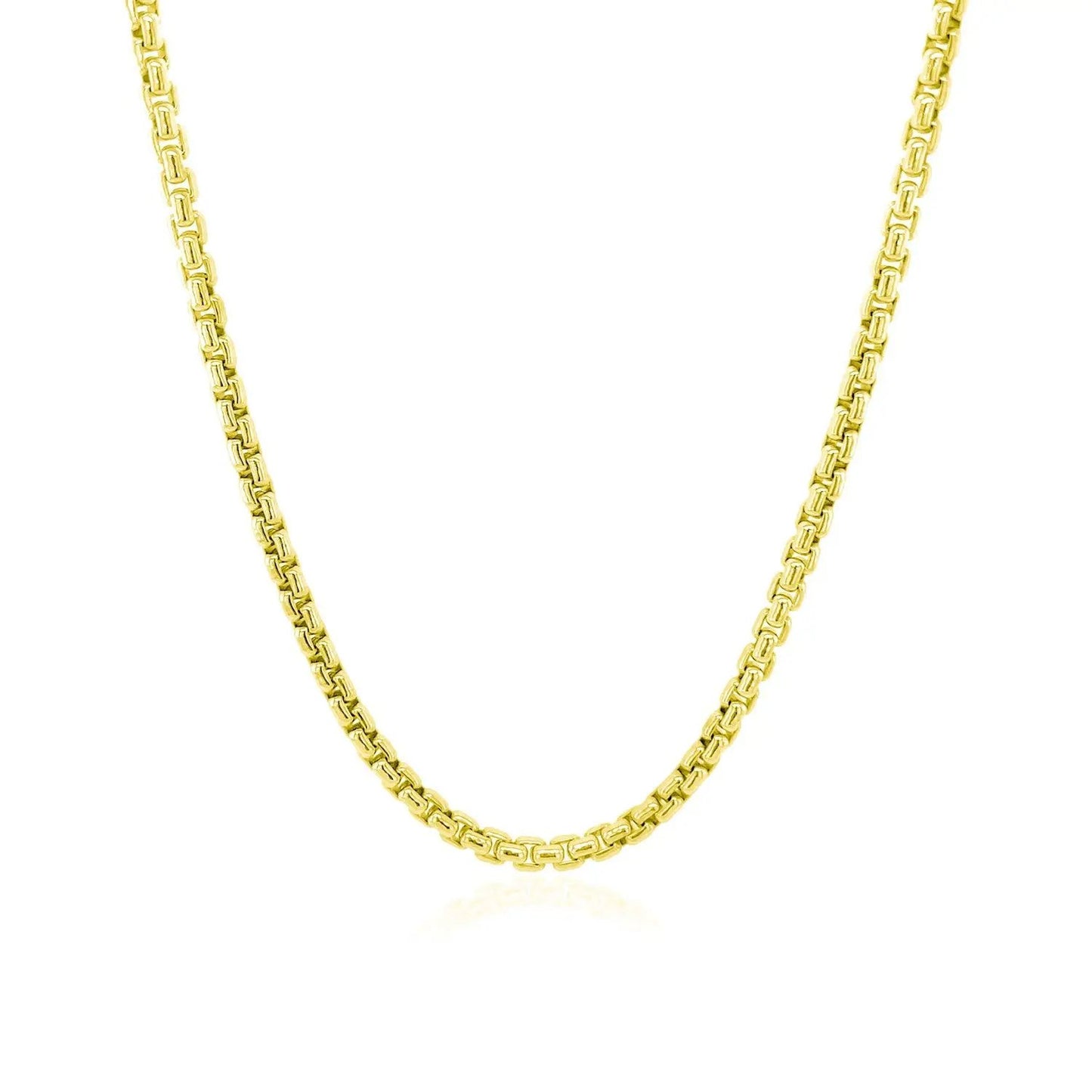 Necklace 2.4mm 14k yellow gold round box chain by Bids.com on Tampa Home & Garden Store