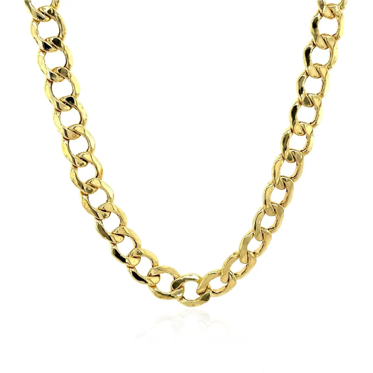 6.2mm 14k yellow gold curb chain necklace on Tampa Home & Garden Store