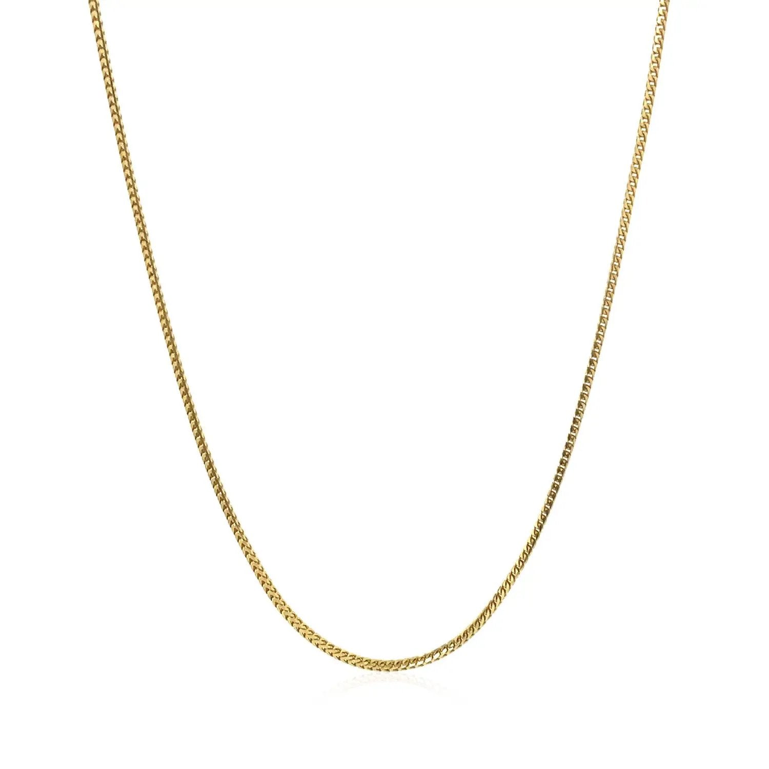14k yellow gold Franco chain necklace 0.9mm by Bids.com on Tampa Home & Garden Store