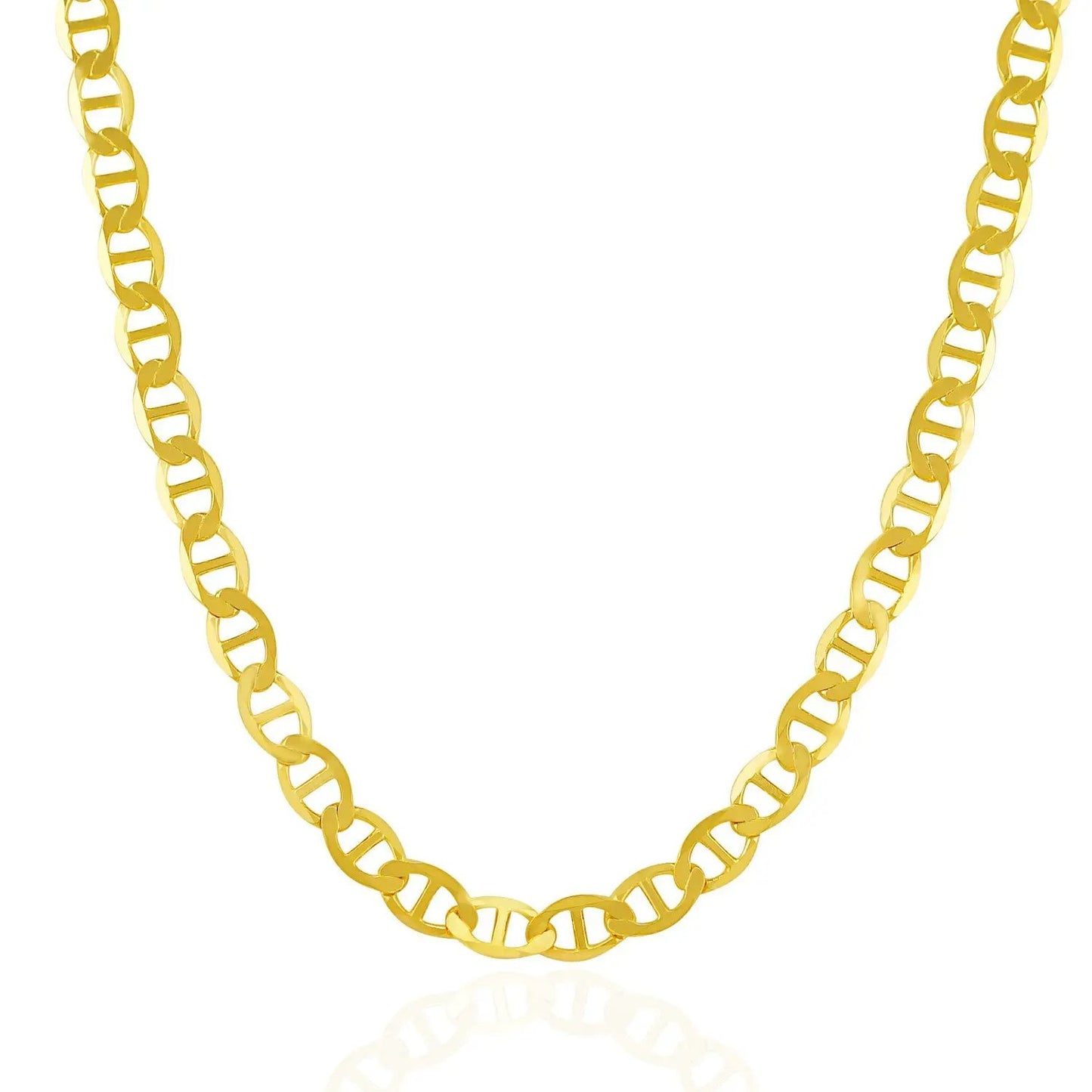Mariner link chain necklace 6.3mm 14k yellow gold by Bids.com on Tampa Home & Garden Store