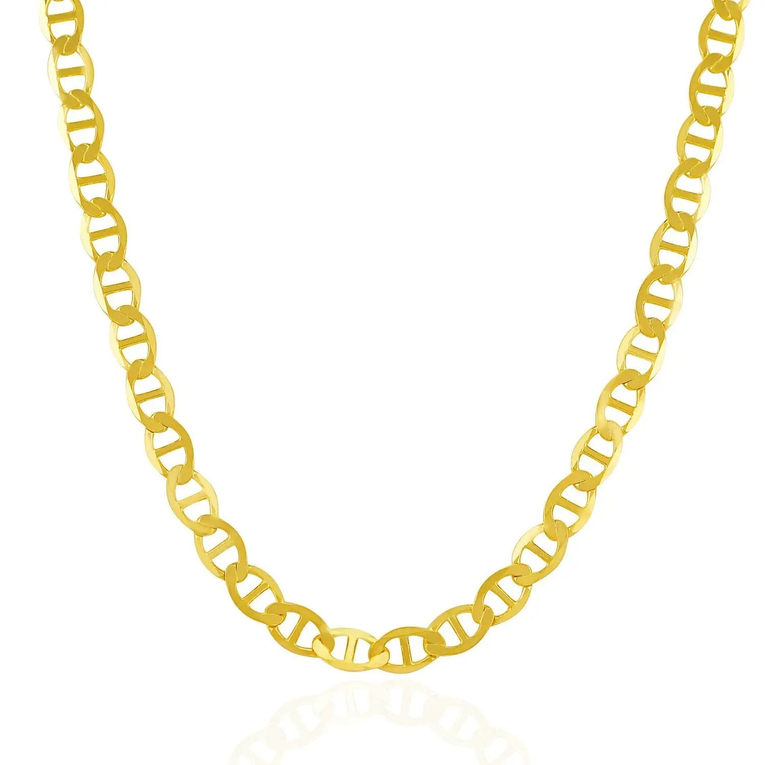 Mariner link chain necklace 6.3mm 14k yellow gold by Bids.com on Tampa Home & Garden Store