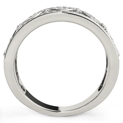 Diamond Studded Square Motif Ring in 14k White Gold, 1/2 cttw, by Bids.com on Tampa Home & Garden Store