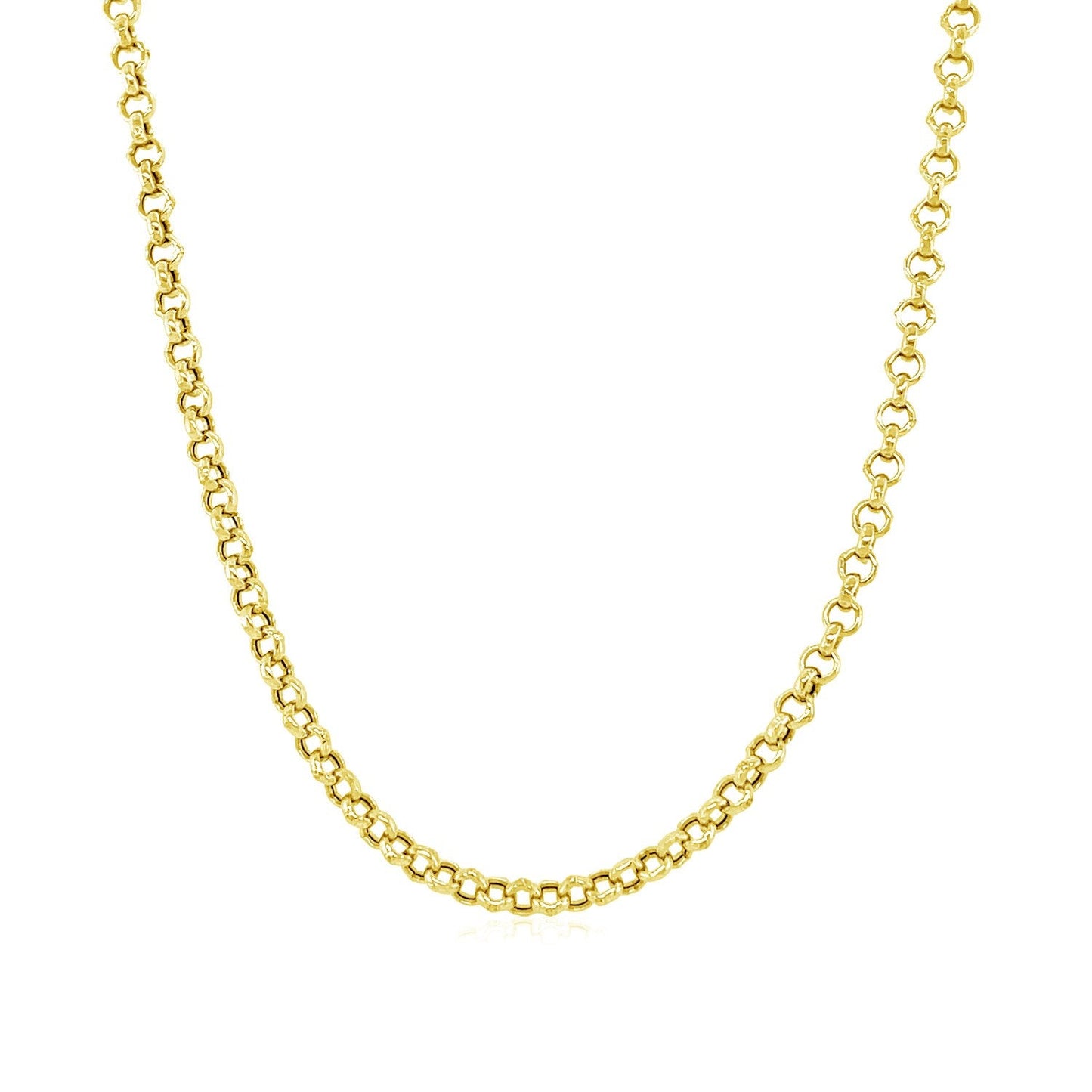 2.3mm 10k yellow gold rolo chain necklace by Bids.com on Tampa Home & Garden Store
