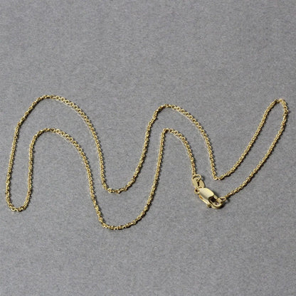 10k yellow gold diamond-cut cable chain necklace, 1.10 mm width, by Bids.com on Tampa Home & Garden Store