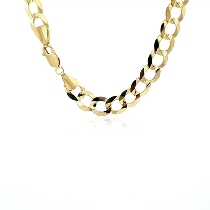 8.2mm 14k yellow gold solid curb chain necklace bold links lobster clasp by Bids.com on Tampa Home & Garden Store