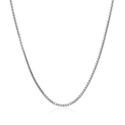 14k White Gold Ice Chain 1.3mm necklace, Bids.com on Tampa Home & Garden Store