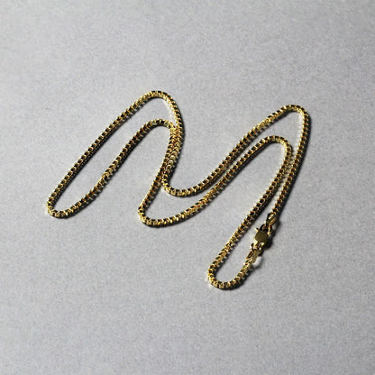 14k yellow gold classic box chain necklace 1.4mm by Bids.com on Tampa Home & Garden Store