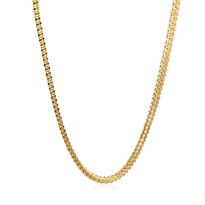 14k yellow gold light weight wheat chain necklace 3.20 mm by Bids.com on Tampa Home & Garden Store