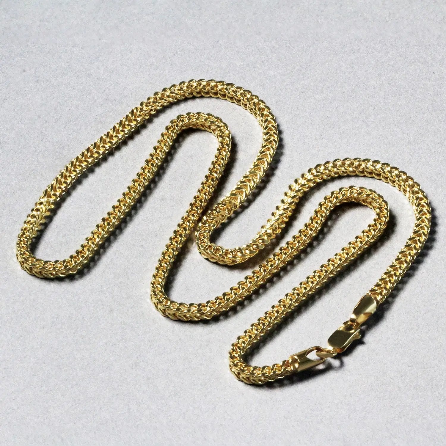 Necklaces: three 14k yellow gold light-weight wheat chains 3.20 mm from Bids.com on Tampa Home & Garden Store