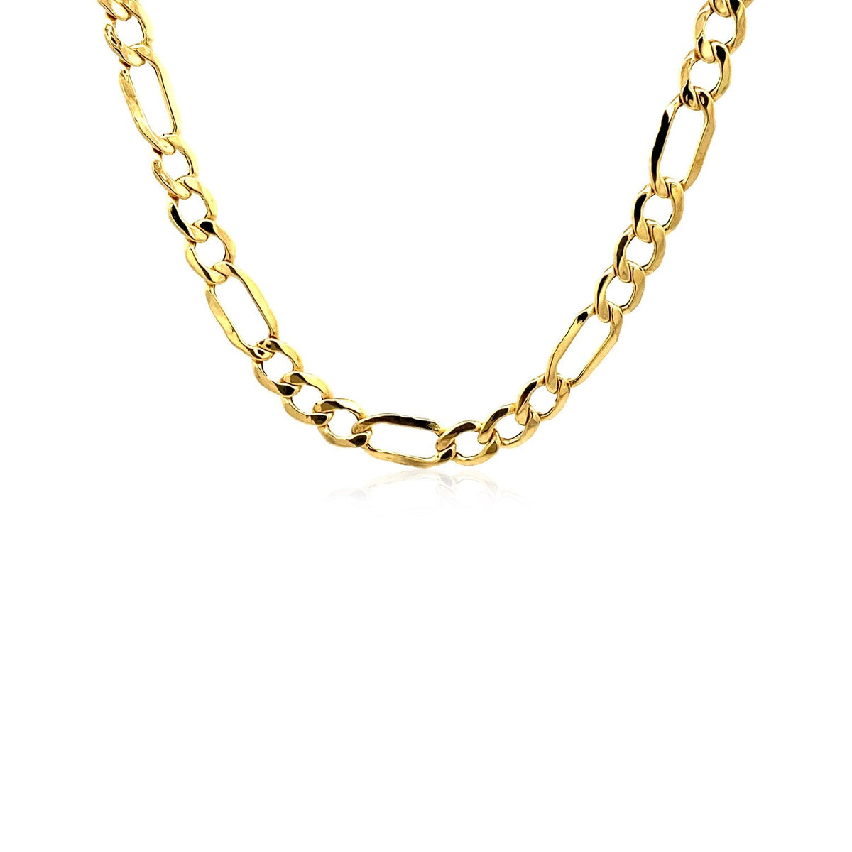 5.4mm 10k yellow gold Lite Figaro chain necklace by Bids.com on Tampa Home & Garden Store