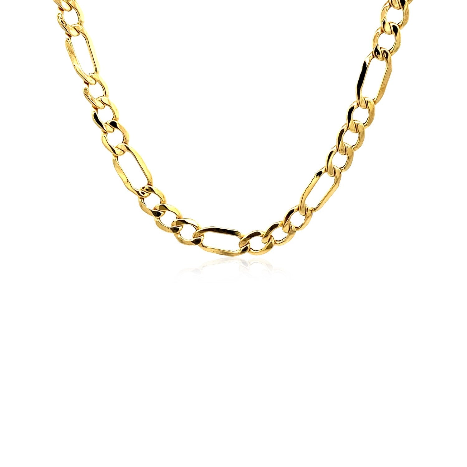 5.4mm 10k yellow gold Lite Figaro chain necklace by Bids.com on Tampa Home & Garden Store