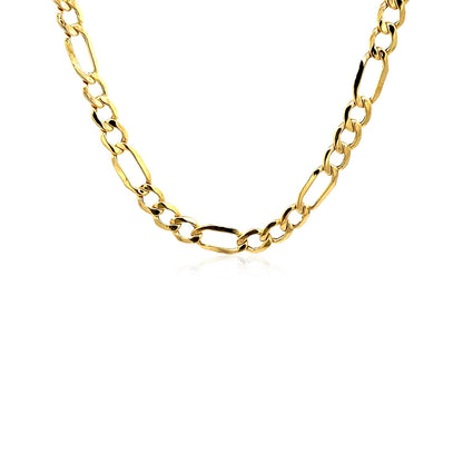5.4mm 10k yellow gold Lite Figaro chain necklace by Bids.com on Tampa Home & Garden Store