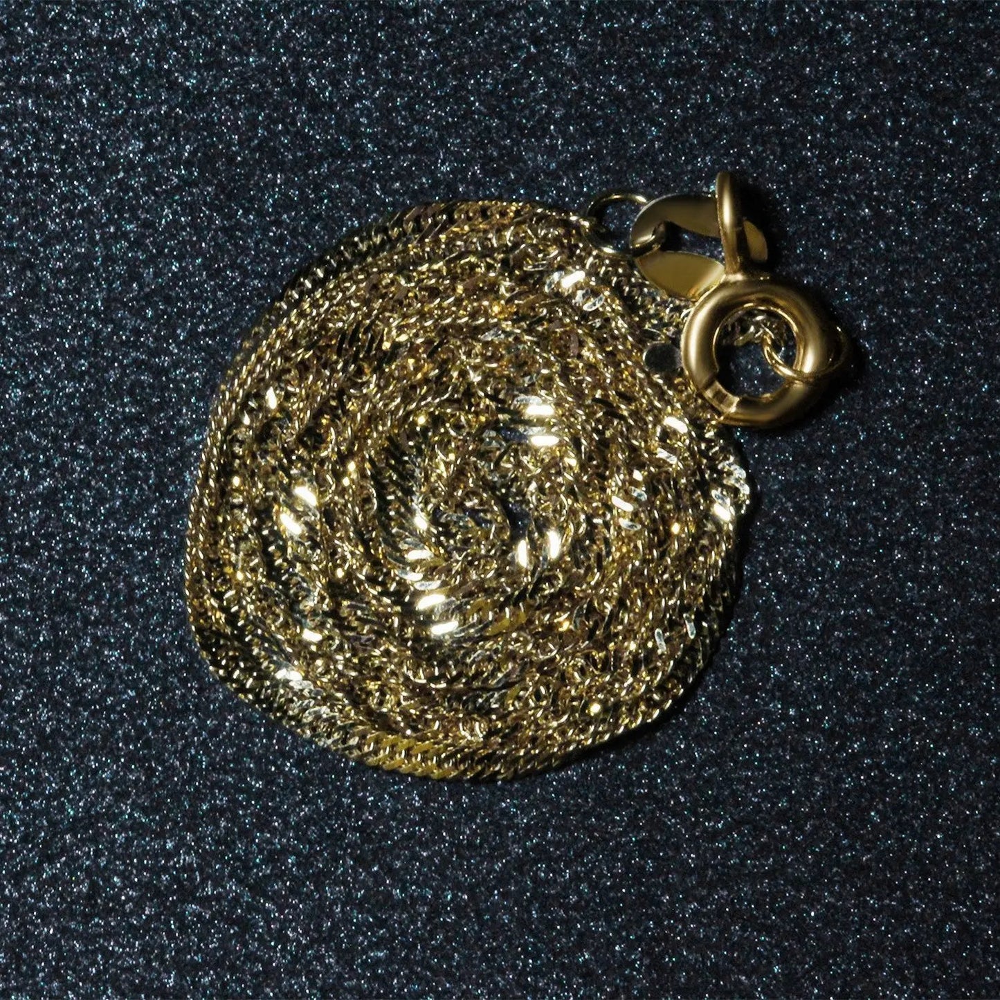 14k yellow gold Singapore chain necklace 1.5mm by Bids.com with spring ring clasp on Tampa Home & Garden Store
