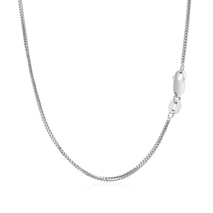 Franco chain necklace 14k white gold 0.9mm with lobster clasp on Tampa Home & Garden Store