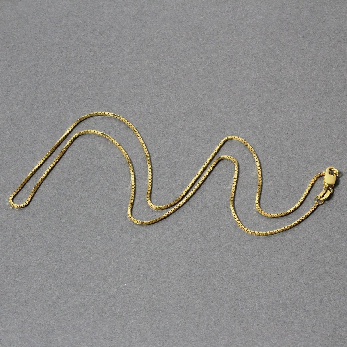 18k Yellow Gold Classic Box Chain necklace 0.85 mm, brand Bids.com on Tampa Home & Garden Store
