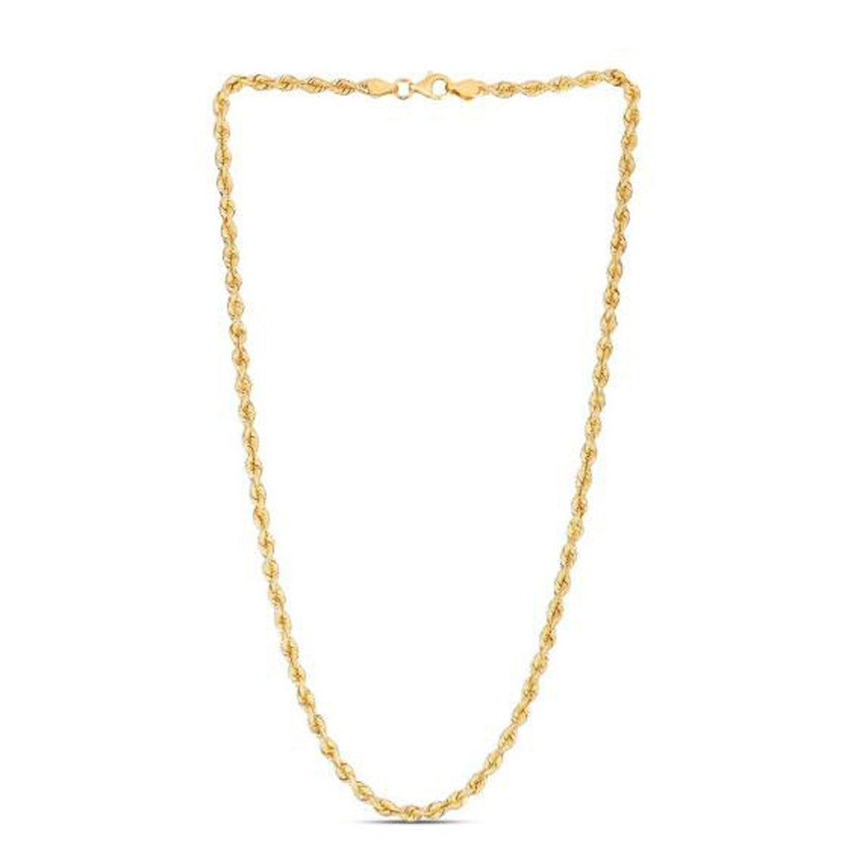 14k yellow gold light rope chain necklace by Bids.com, 3.70 mm on Tampa Home & Garden Store
