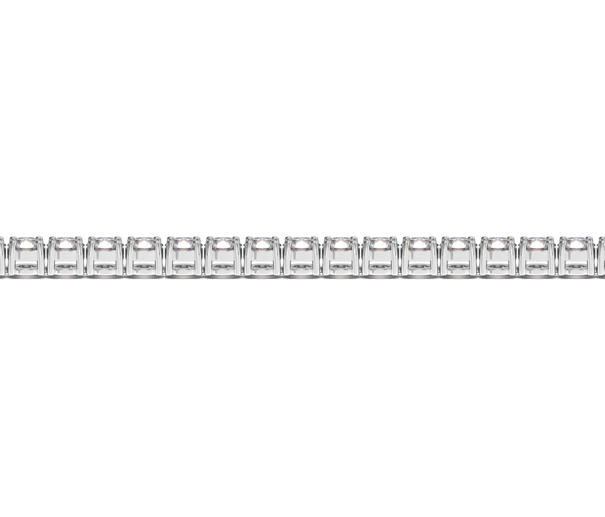 Lab-grown round diamond tennis bracelet in 14k white gold, 10 ctw F/G VS2/SI1 by Bids.com on Tampa Home & Garden Store