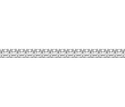 Lab-grown round diamond tennis bracelet in 14k white gold, 10 ctw F/G VS2/SI1 by Bids.com on Tampa Home & Garden Store