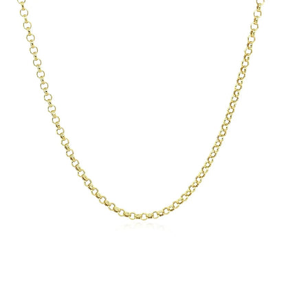 14k yellow gold rolo chain necklace 1.9mm by Bids.com on Tampa Home & Garden Store