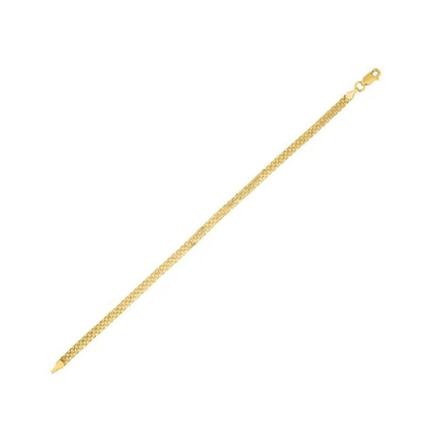 14k yellow gold Bismark chain necklace 3.50 mm by Bids.com on Tampa Home & Garden Store