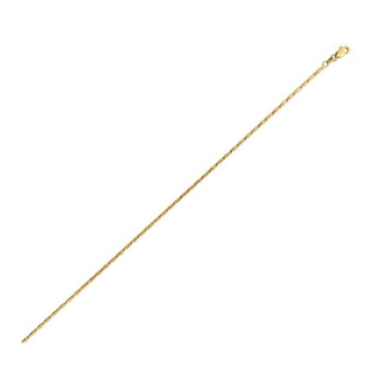 14k yellow gold Lumina pendant chain, 2.11 mm width, slender necklace on Tampa Home & Garden Store