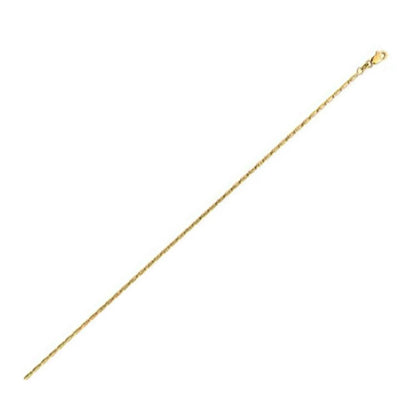 14k yellow gold Lumina pendant chain, 2.11 mm width, slender necklace on Tampa Home & Garden Store