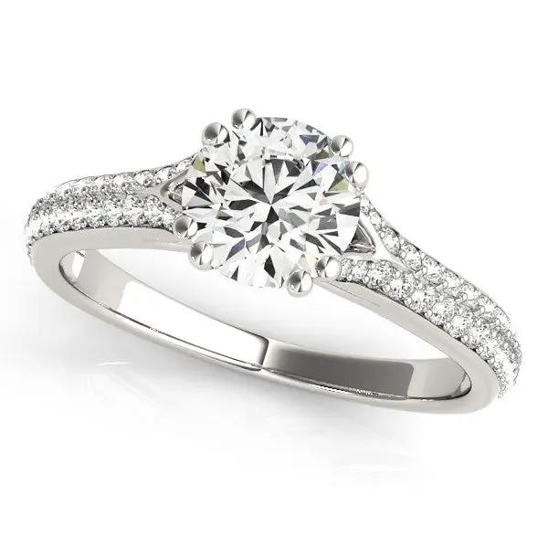 14k white gold diamond engagement ring by Bids.com with double prong band 1 1/8 cttw on Tampa Home & Garden Store