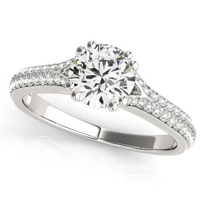 14k white gold diamond engagement ring by Bids.com with double prong band 1 1/8 cttw on Tampa Home & Garden Store