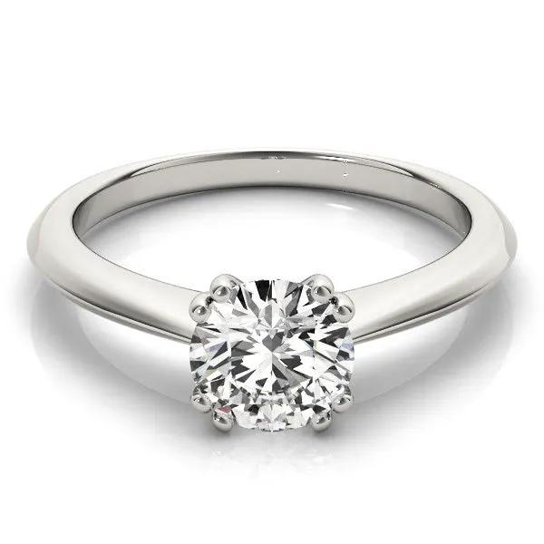 14k white gold solitaire diamond engagement ring with six-prong setting 1 cttw by Bids.com on Tampa Home & Garden Store