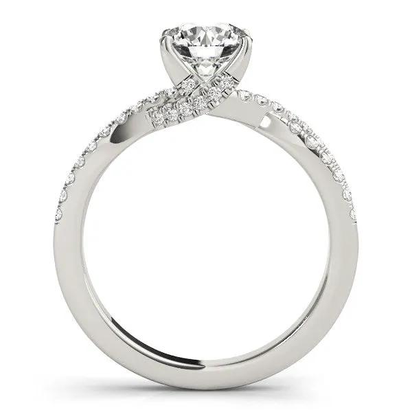 Diamond engagement ring, 14k white gold, fancy prong split shank, 1 1/4 cttw, Bids.com on Tampa Home & Garden Store