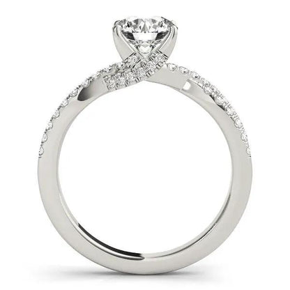 Diamond engagement ring, 14k white gold, fancy prong split shank, 1 1/4 cttw, Bids.com on Tampa Home & Garden Store