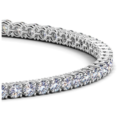 Lab Grown Round Diamond Tennis Bracelet with 4ct