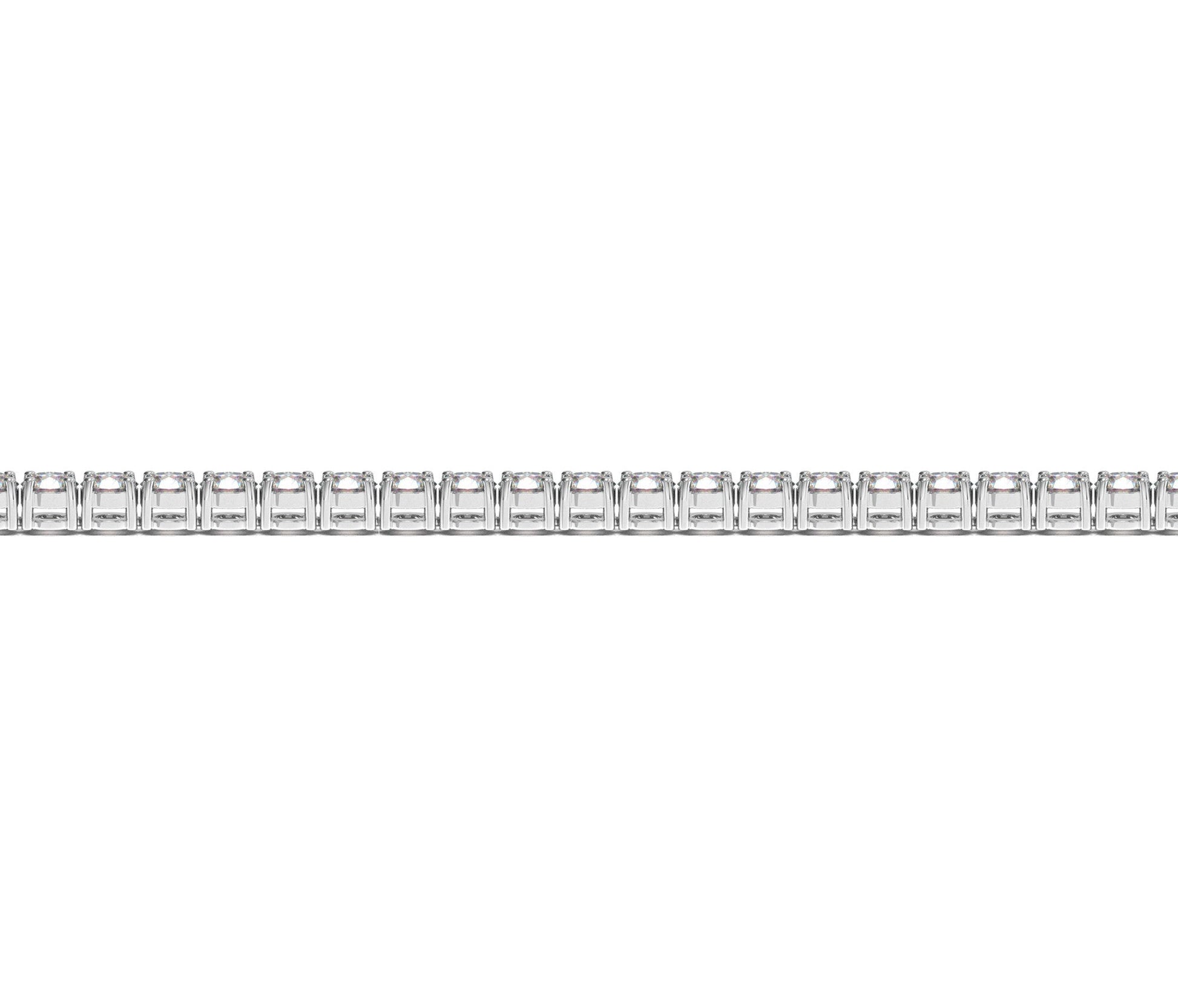 Bids.com lab grown round diamond tennis bracelet in 14k white gold 4 ctw F/G VS2/SI1 on Tampa Home & Garden Store