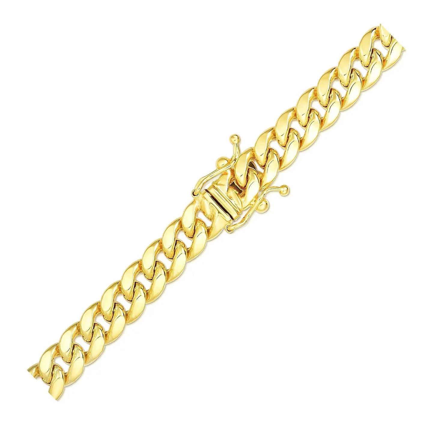 6.15mm 10k yellow gold semi solid Miami Cuban chain necklace Bids.com on Tampa Home & Garden Store