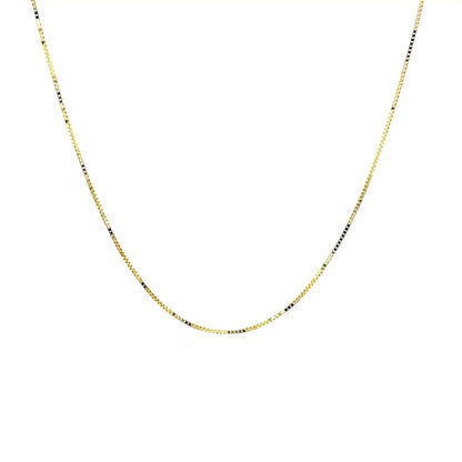14k yellow gold box chain necklace 0.45mm Bids.com on Tampa Home & Garden Store