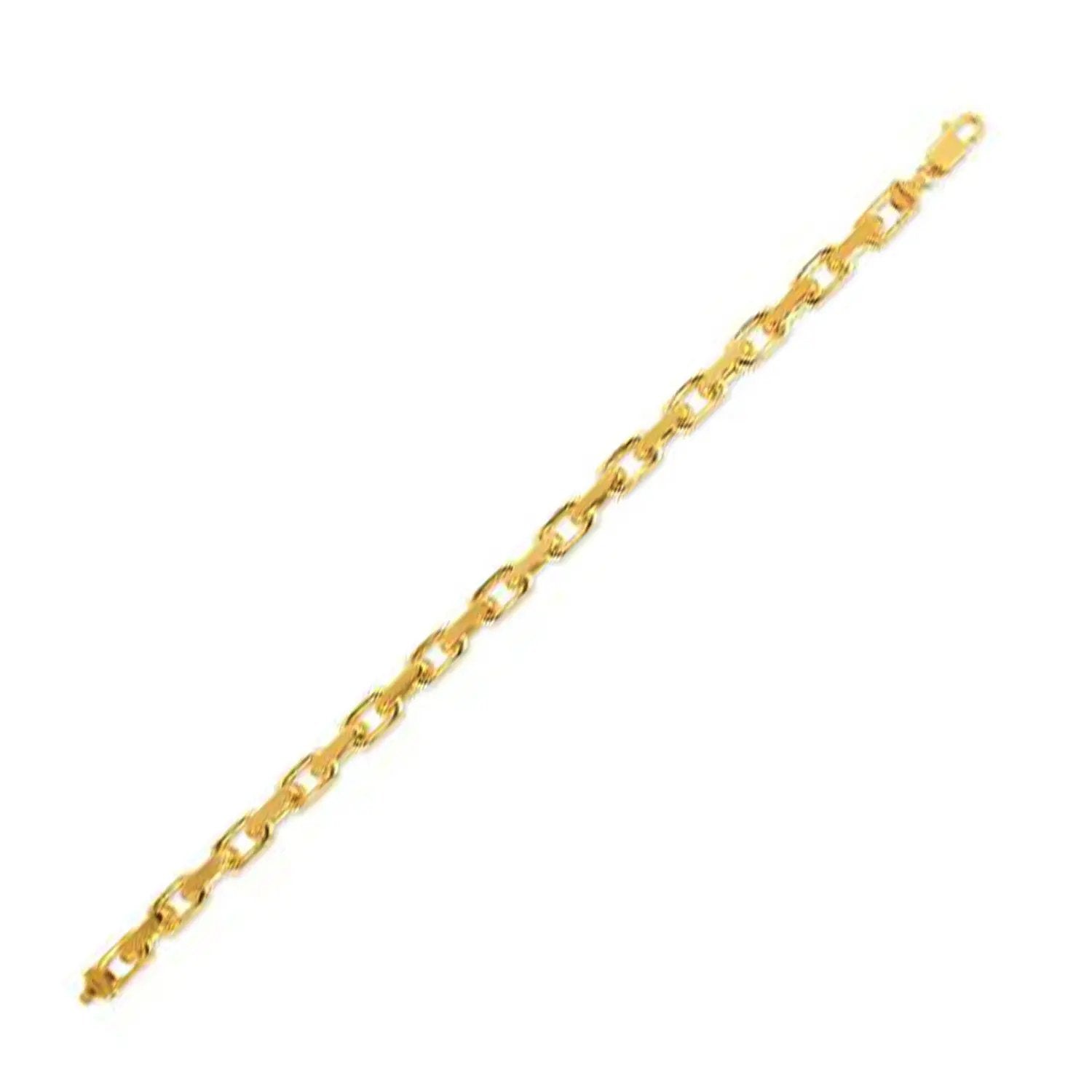 14k yellow gold French cable link chain necklace, 6.10 mm, Bids.com on Tampa Home & Garden Store