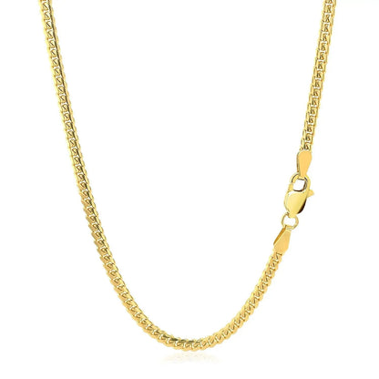 10k yellow gold Miami Cuban chain necklace 2.60 mm solid by Bids.com on Tampa Home & Garden Store