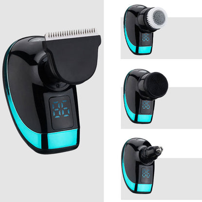 Electric Shaver Shaving Head Machine Five-Blade Self-Service Bald Head Rechargeable Waterproof Washing Razor - Tampa Home & Garden Store