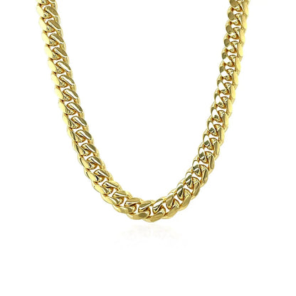 Necklace 5.0mm 14k yellow gold Miami Cuban chain, solid links, Bids.com on Tampa Home & Garden Store