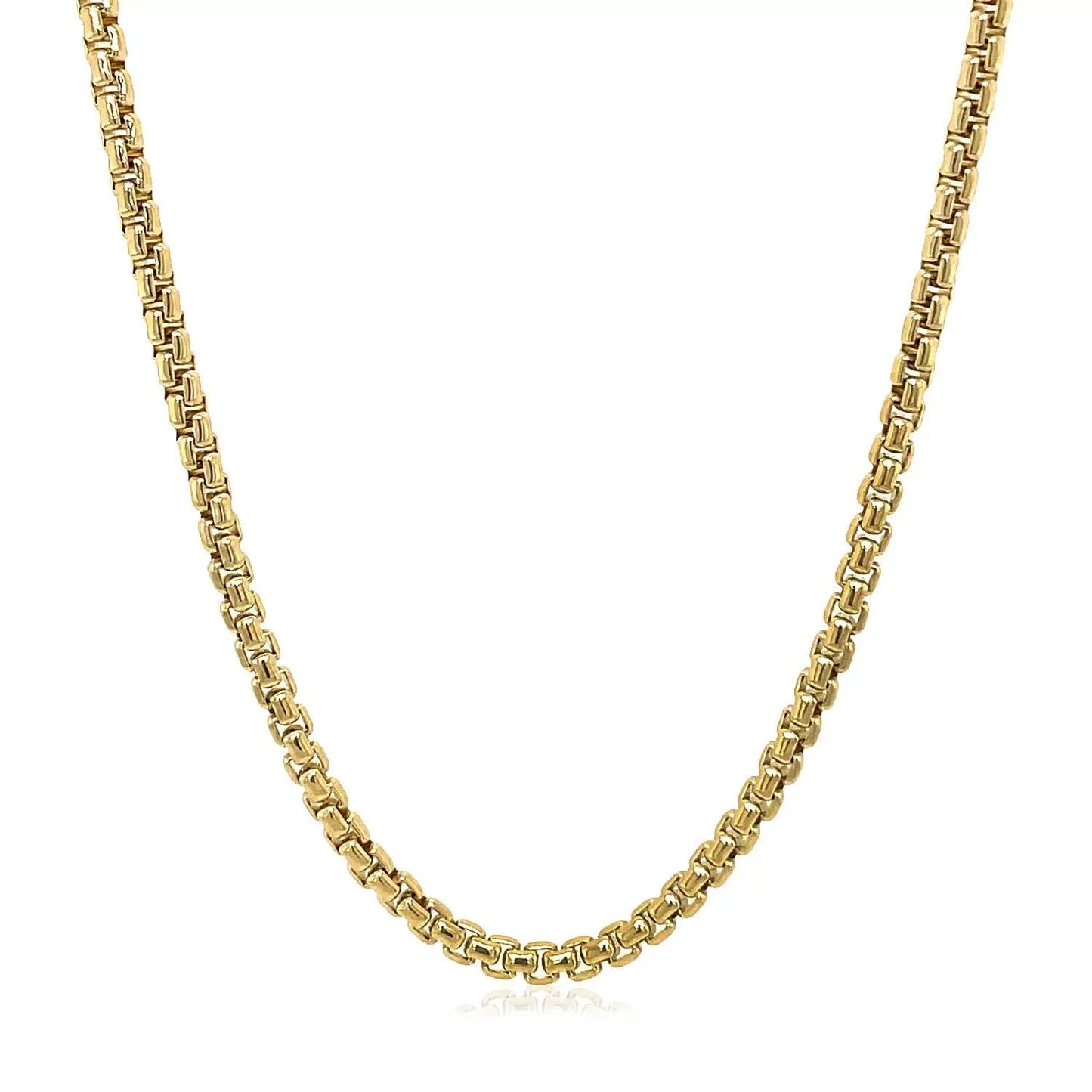 14k yellow gold solid box chain necklace 2.5 mm Bids.com on Tampa Home & Garden Store