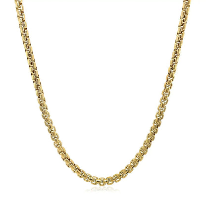 14k yellow gold solid box chain necklace 2.5 mm Bids.com on Tampa Home & Garden Store