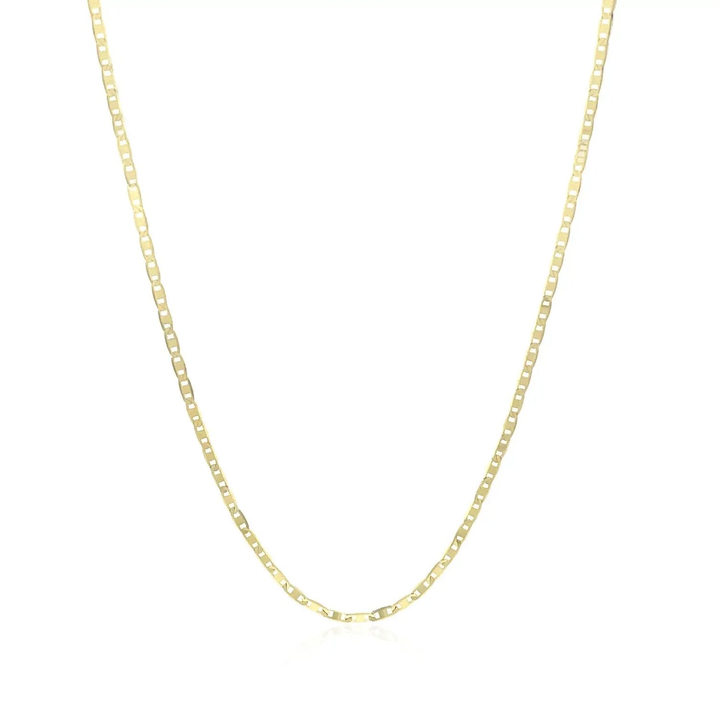 10k yellow gold mariner link necklace 1.2mm delicate chain Bids.com on Tampa Home & Garden Store