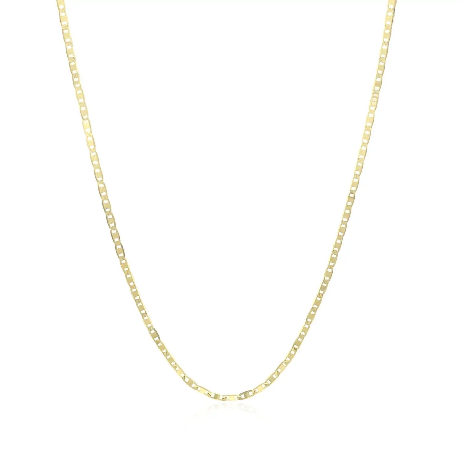 10k yellow gold mariner link necklace 1.2mm delicate chain Bids.com on Tampa Home & Garden Store