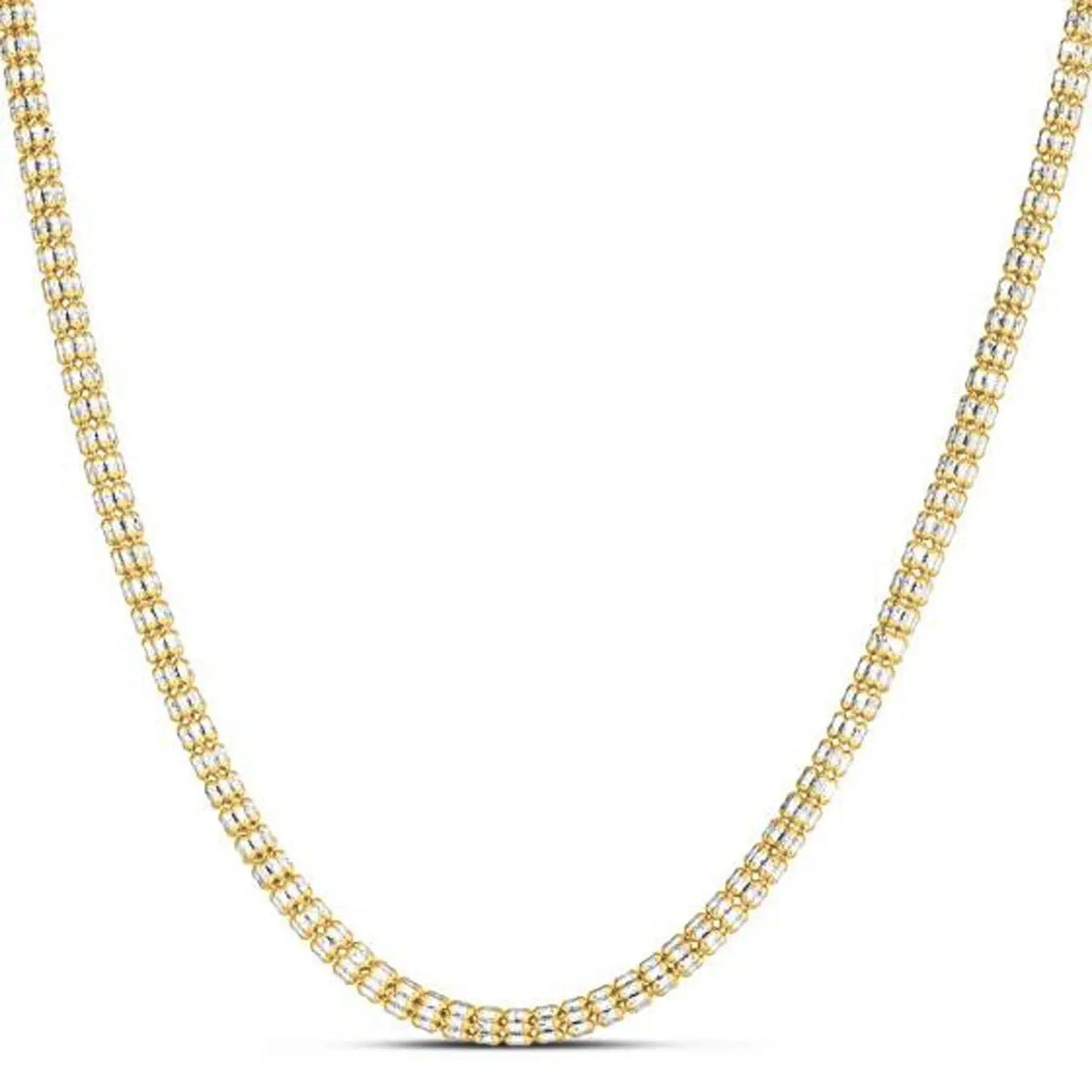 Ice Barrel chain necklace 3.23 mm in 14k yellow gold by Bids.com on Tampa Home & Garden Store