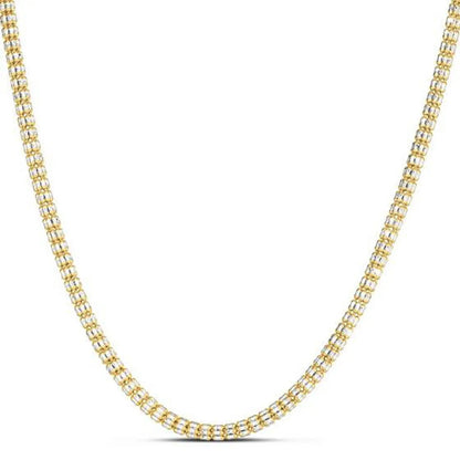 Ice Barrel chain necklace 3.23 mm in 14k yellow gold by Bids.com on Tampa Home & Garden Store