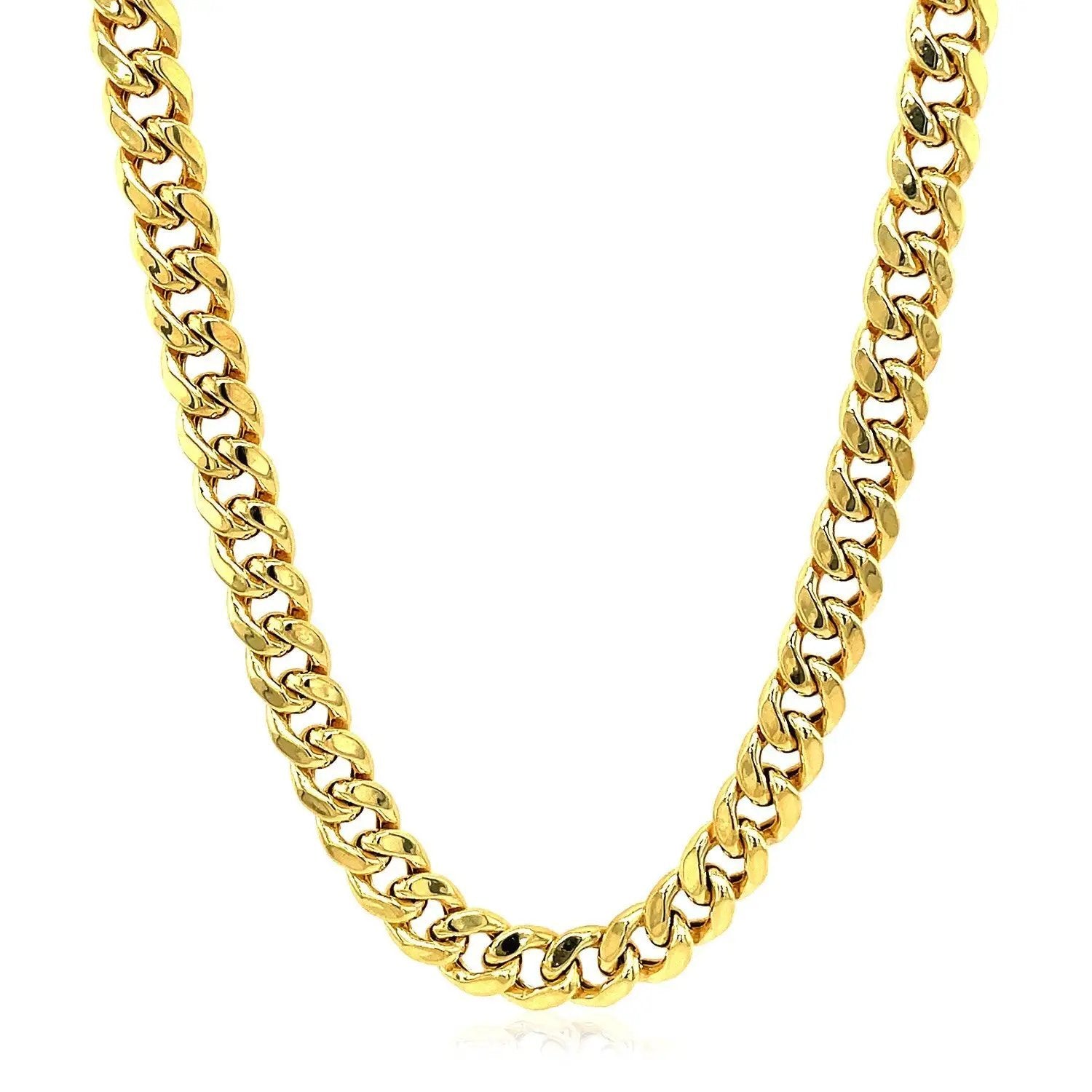 10k yellow gold Miami Cuban chain necklace 5.00 mm by Bids.com on Tampa Home & Garden Store