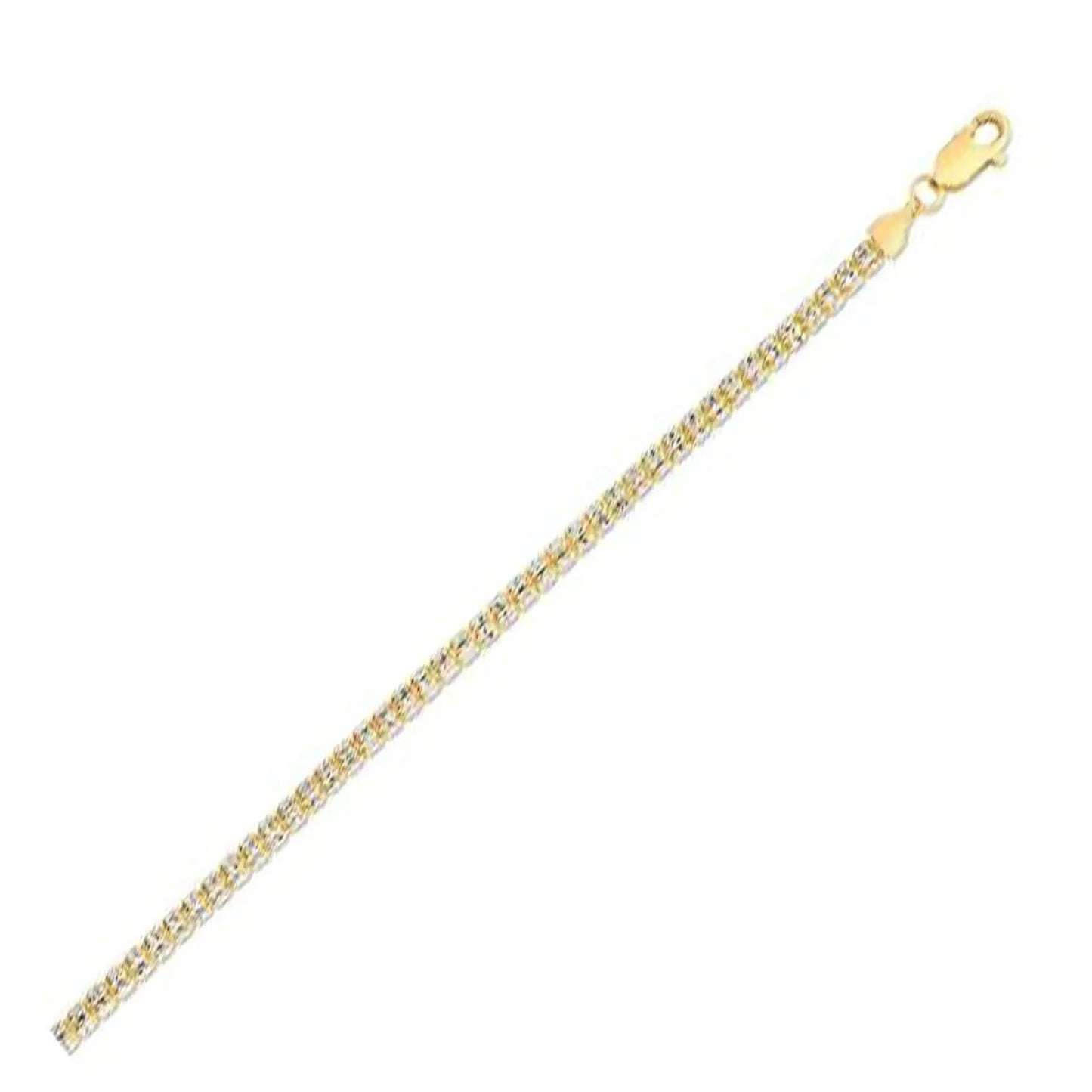 Ice Barrel Chain necklace, 14k yellow gold, 3.14 mm width, by Bids.com on Tampa Home & Garden Store