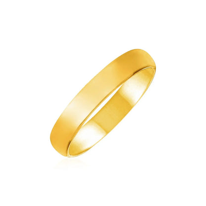 14k Yellow Gold 4mm Comfort Fit Wedding Band ring brand Bids.com, polished finish on Tampa Home & Garden Store