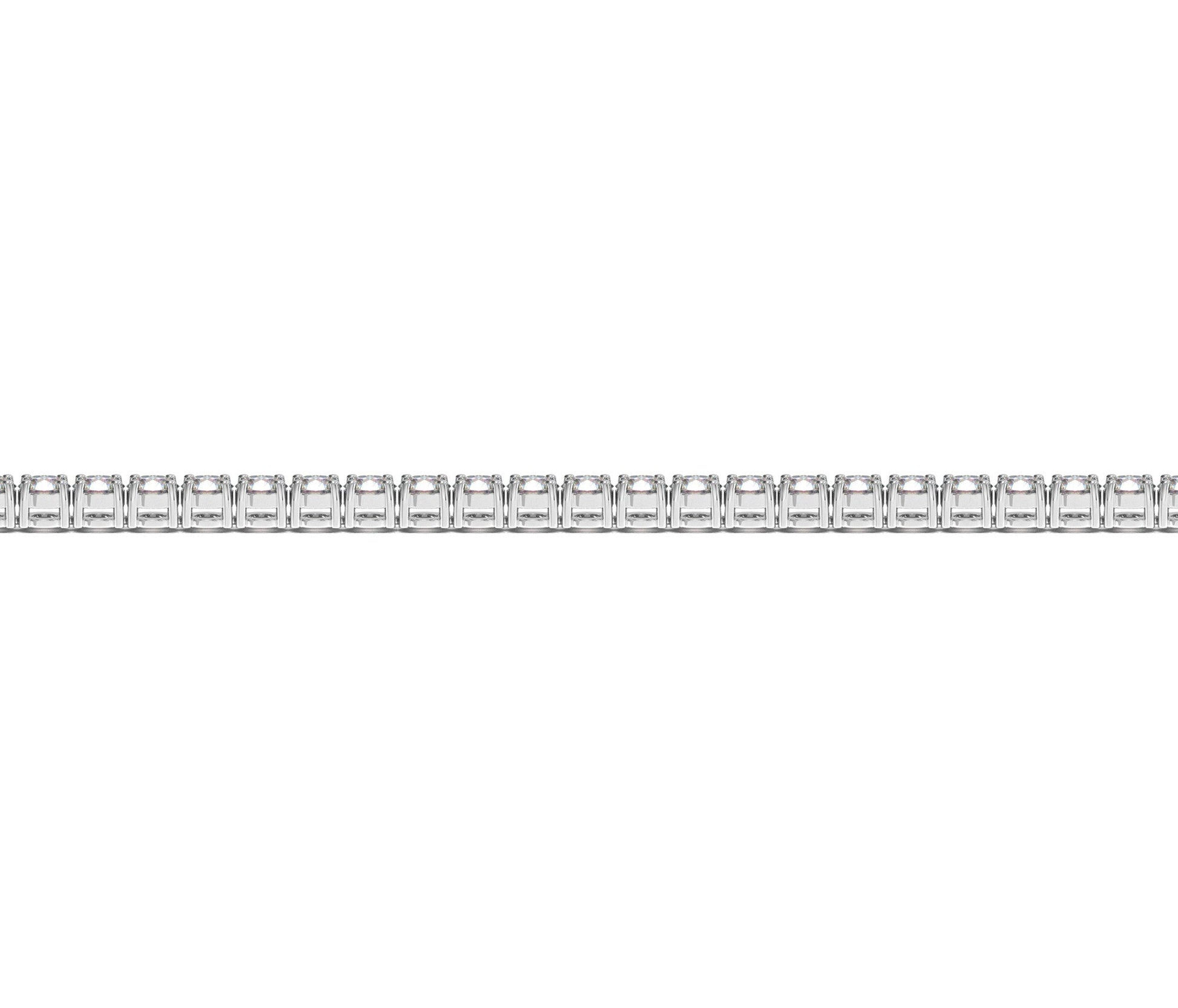 Lab Grown Round Diamond Tennis Bracelet in 14k White Gold, 3 ctw F/G VS2-SI1, by Bids.com on Tampa Home & Garden Store