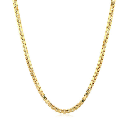 Box chain necklace 14k yellow gold 2.0mm by Bids.com on Tampa Home & Garden Store